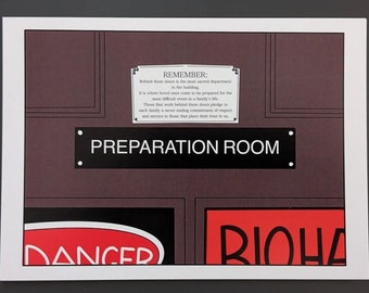 The Sacred Prep Room Print 5x7