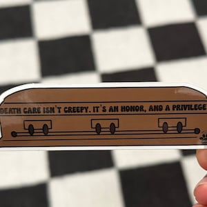 Death Care isn’t creepy sticker