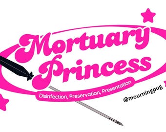 Mortuary Princess Sticker