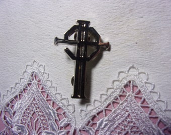 vintage cross pin