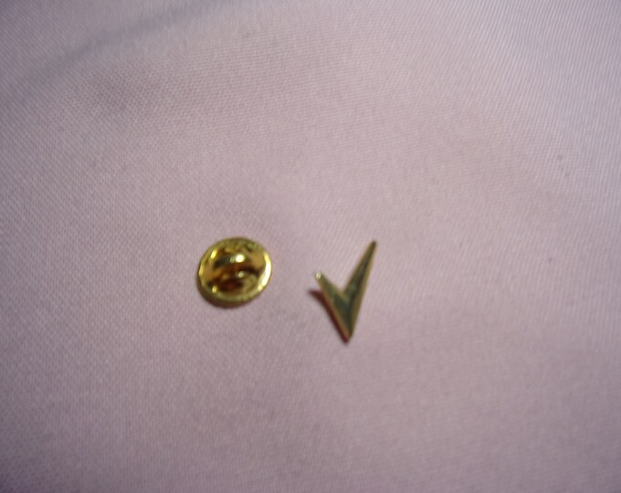 Vintage Check Mark Tac Pin - Etsy