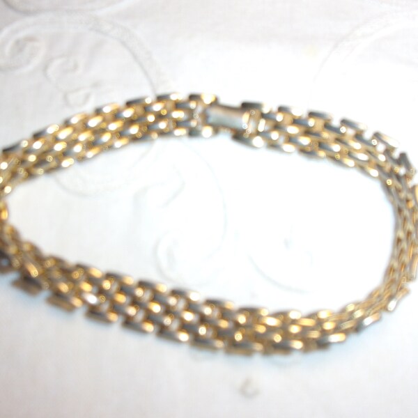 vintage gold tone bracelet, craft, repurpose