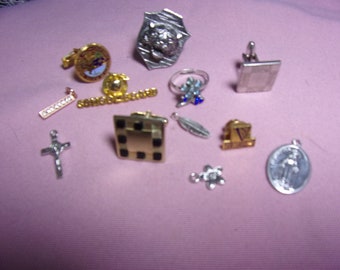 Vintage jewelry Lot, craft, repurpose 6B