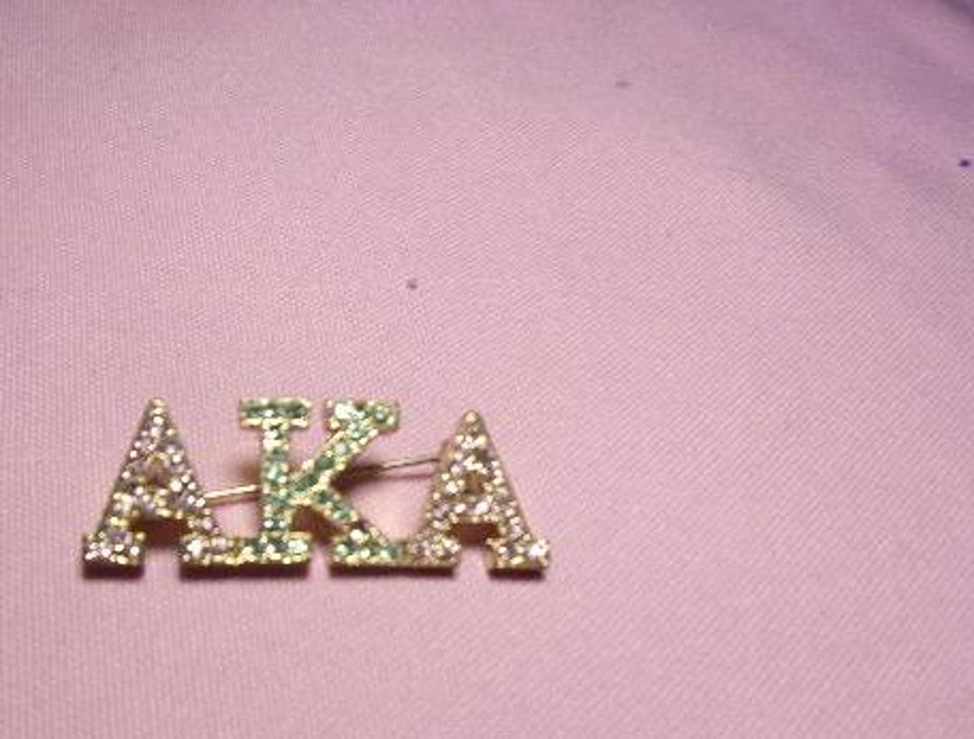 Vintage Alpha Kappa Alpha Brooch - Etsy
