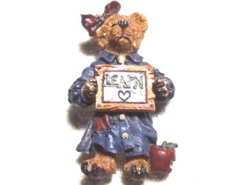 vintage teacher bear brooch