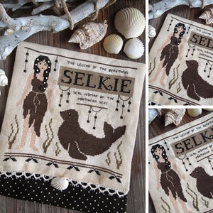 The Selkie - Seal Woman of the Sea - PDF DIGITAL Cross Stitch Pattern