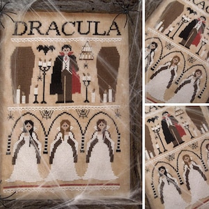 Dracula - PDF DIGITAL Cross Stitch Pattern
