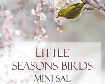 Little Seasons Birds Mini SAL - PDF DIGITAL Cross Stitch Pattern