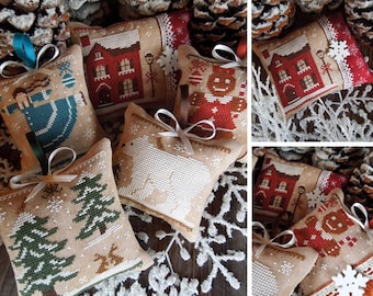 Todas as Cores do Natal - Série As Cores do Natal - PDF DIGITAL Padrão de Ponto Cruz