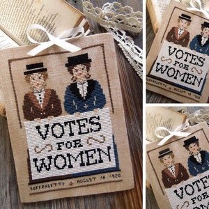 Suffragette - PDF DIGITAL Kreuzstichmuster