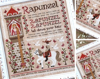 Rapunzel - PDF DIGITAL Cross Stitch Pattern