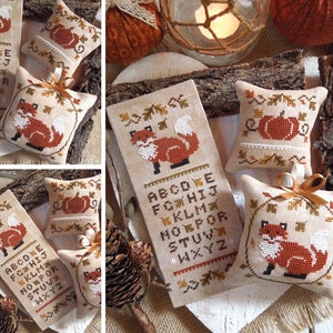Little Autumn Fox - PDF DIGITAL Cross Stitch Pattern