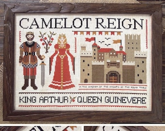 Camelot Reign - Avalon Series - PDF DIGITAL Cross Stitch Pattern