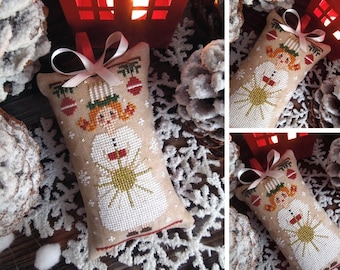 Saint Lucy's Light Ornament - PDF DIGITAL Cross Stitch Pattern