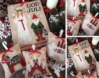 Christmas in Sweden - PDF DIGITAL Cross Stitch Pattern