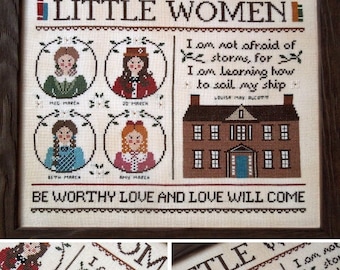Little Women - PDF DIGITAL Cross Stitch Pattern