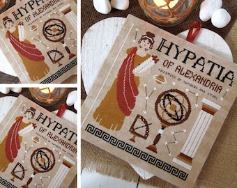 Hypatia of Alexandria - Science Women Series - PDF DIGITAL Cross Stitch Pattern