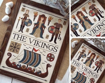 The Vikings - PDF DIGITAL Cross Stitch Pattern