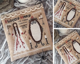 Bloody Mary - Little Horrors Series - PDF DIGITAL Cross Stitch Pattern