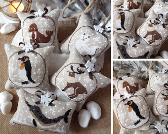 Arctic Animals - PDF DIGITAL Cross Stitch Pattern