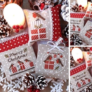 Tiny Christmas Ornaments - PDF DIGITAL Cross Stitch Pattern