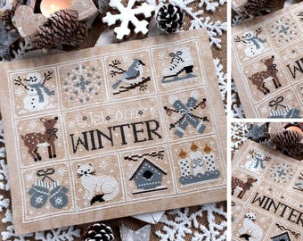 Witaj Zimo - Wzór do haftu krzyżykowego w formacie PDF CYFROWY