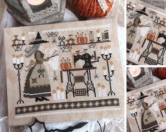 Witch Stitcher - Wzór do haftu krzyżykowego w formacie PDF CYFROWY
