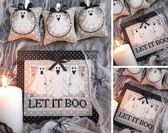 Let it Boo - Wzór do haftu krzyżykowego w formacie PDF CYFROWY