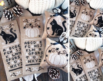 Cozy Halloween - PDF DIGITAL Cross Stitch Pattern