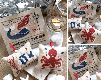 Guardians of the Sea - PDF DIGITAL Cross Stitch Pattern