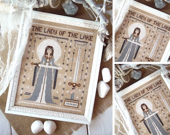 The Lady of the Lake - Avalon Series - PDF DIGITAL Cross Stitch Pattern