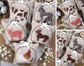 Farm Animals - PDF DIGITAL Cross Stitch Pattern