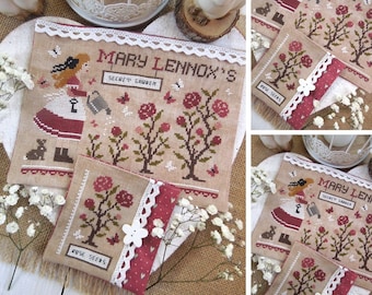 Mary Lennox's Secret Garden - PDF DIGITAL Cross Stitch Pattern