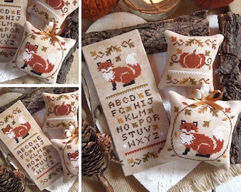 Little Autumn Fox - PDF MOTIF DE POINT DE CROIX NUMÉRIQUE