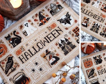 Witaj Halloween - Wzór do haftu krzyżykowego w formacie PDF CYFROWY