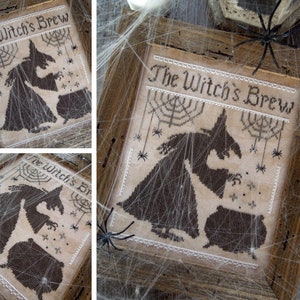The Witch&#39;s Brew - PDF DIGITAL Cross Stitch Pattern