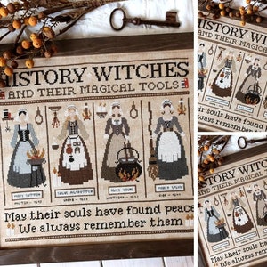 History Witches II - PDF Digital Cross Stitch Pattern