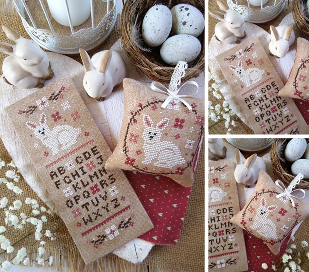 Little Spring Rabbit - PDF DIGITAL Cross Stitch Pattern - Etsy