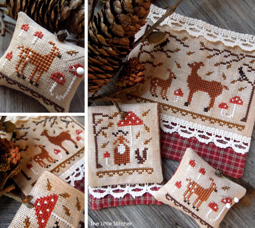 Autumn in Woodland - PDF Digital Cross Stitch Pattern - Etsy