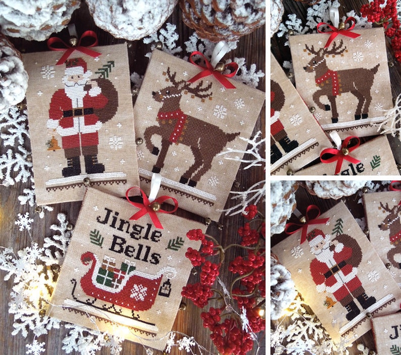 Jingle Bells PDF DIGITAL Cross Stitch Pattern Etsy