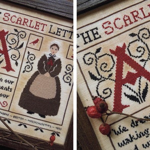 The Scarlet Letter - PDF DIGITAL Cross Stitch Pattern - Etsy