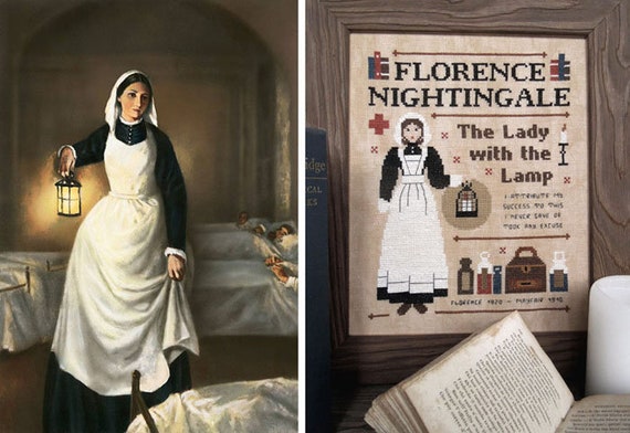 la dama de la lampara, Florence Nightingale, dama de la lámpara que ...