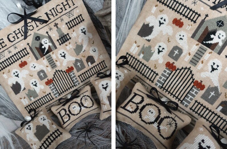 The Ghosts Night - PDF DIGITAL Cross Stitch Pattern - Etsy
