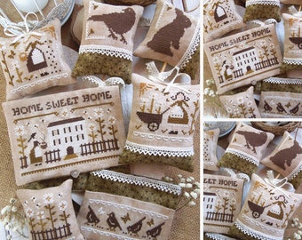 Garden Treasures - The Little Treasures Series - PDF DIGITAL Cross Stitch PATTERN