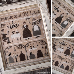 Arsenic and Old Lace DIGITAL PDF Cross Stitch Pattern image 1