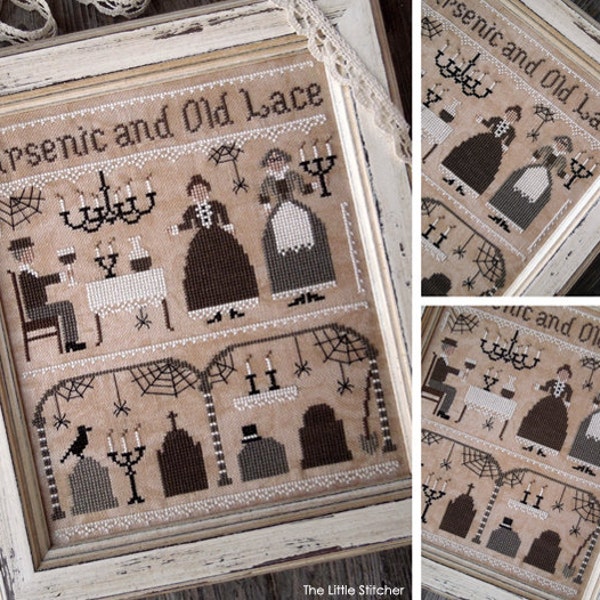 Arsenic and Old Lace - DIGITAL PDF Cross Stitch Pattern