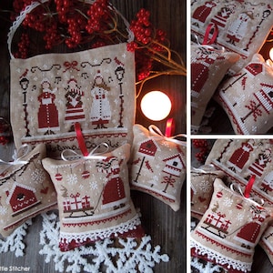 Red Christmas - The Colors of Christmas - PDF DIGITAL Cross Stitch Pattern