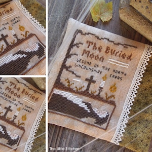 The Buried Moon - Legends for Halloween Series - PDF Digital Cross Stitch Pattern