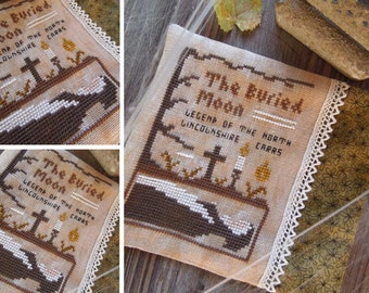 The Buried Moon - Legends for Halloween Series - PDF Digital Cross Stitch Pattern