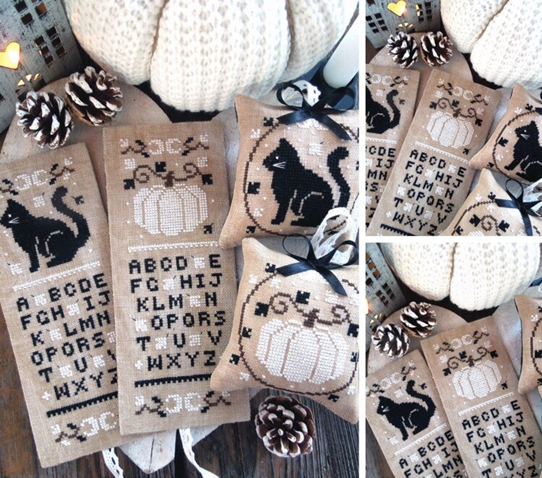 Cozy Halloween - PDF DIGITAL Cross Stitch Pattern - Etsy